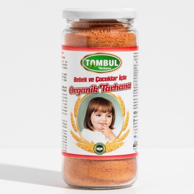 Tombul Organik Bebek Tarhanası 380 gr cam ambalaj