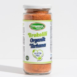 Tombul - Tombul Organik Glutensiz Brokolili Karabuğday Unlu Tarhana 340 g cam ambalaj