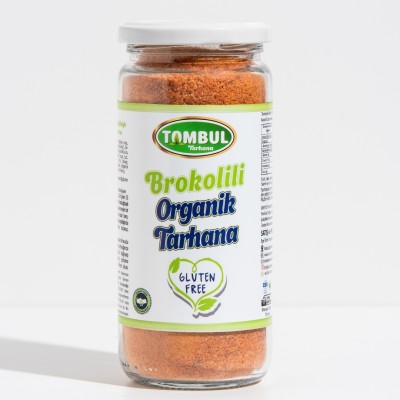 Tombul Organik Glutensiz Brokolili Karabuğday Unlu Tarhana 340 g cam ambalaj